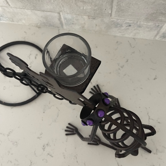 Partylite | Halloween Decor Mr. Bones and Dog Iron Candle holders - Picture 2 of 11